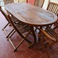 Tavolo Acacia allungabile a 240cm Largo 100cm new 