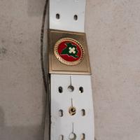 cinturone cuoio polizia