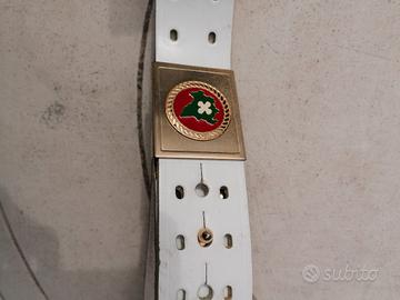 cinturone cuoio polizia