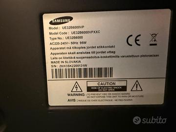 TV LED Samsung 32” nero