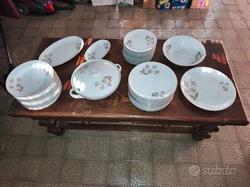 servizio piatti vintage porcellana Trilling