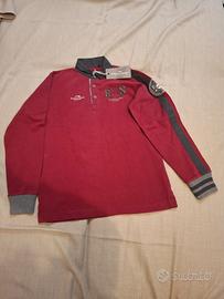 Etiqueta Negra polo uomo rossa