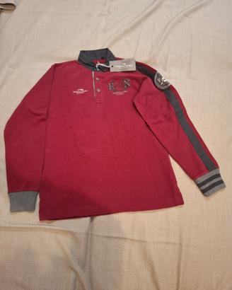 Etiqueta Negra polo uomo rossa