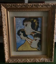 tela olio 35x40 del pittore Remo Brindisi