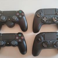 Lotto 4 Controller PS4: 2 Sony e 2 Nacon Pro