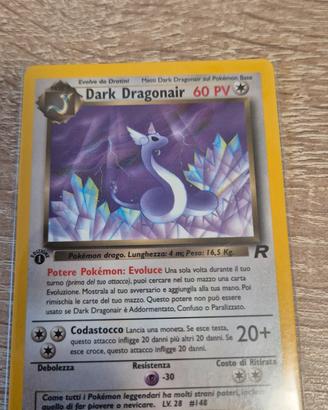 carta pokemon dark dragonair  prima edizione