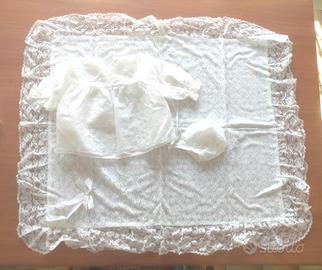 Abitino+cuffietta e copri culla 