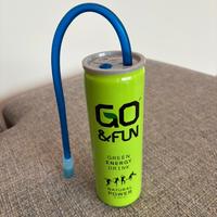 Borraccia Verde GO & FUN con Cannuccia