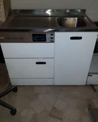 Blocco Lavello Mobile e Lavastoviglie 105x60x86
