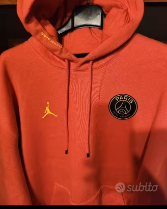 felpa con capuccio jordan x psg