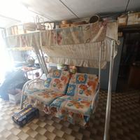 Dondolo da giardino vintage 3 posti