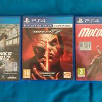 3 giochi ps4 playstation 4 (prezzo trattabile)