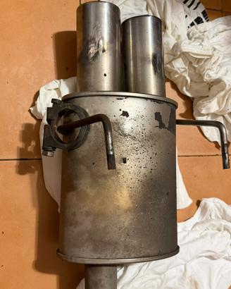 Scarico sportivo usato per fiat 500