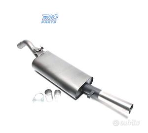SILENZIATORE DI SCARICO PER VOLKSWAGEN VW GOLF II 