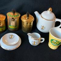 Lotto Tisaniere Bonomelli tazza piattino teiera