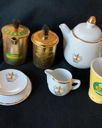 Lotto Tisaniere Bonomelli tazza piattino teiera