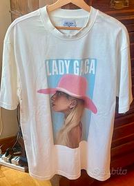 T-shirt cotone Lady Gaga nuova