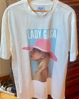 T-shirt cotone Lady Gaga nuova