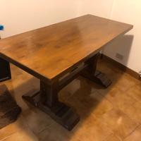 TAVOLO LEGNO MASSELLO restaurato