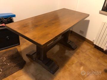 TAVOLO LEGNO MASSELLO restaurato