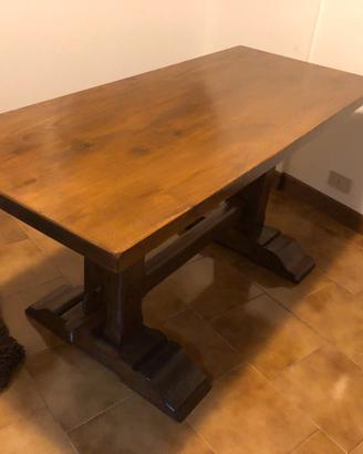 TAVOLO LEGNO MASSELLO restaurato