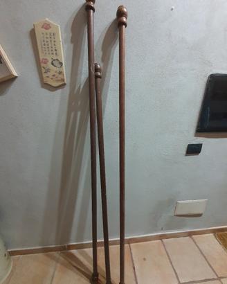 bastoni tenda in legno