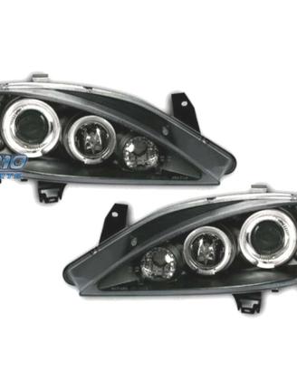 FARI PER RENAULT MEGANE 99-02 ANGEL EYES FONDO NER