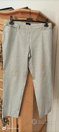 pantaloni Diana Gallesi in piquet di cotone