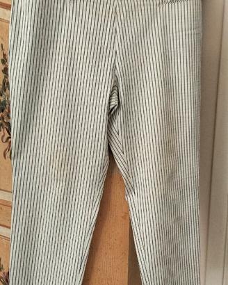 pantaloni Diana Gallesi in piquet di cotone