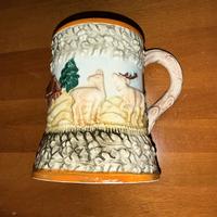 Boccale ceramica rilievo