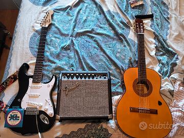 Set chitarre + amplificatore