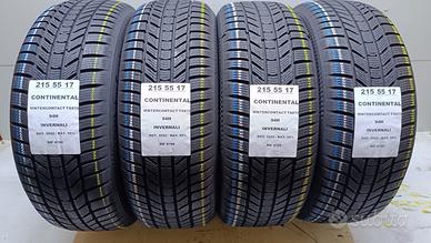 4 GOMME 215 55 17 CONTINENTAL INV RIF4790