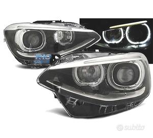 FARI BMW F20 21 ANGEL EYES LED SFONDO NERO