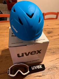 Casco sci junior UVEX con maschera