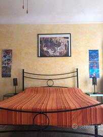 Testiera Letto in ferro battuto con rete a doghe