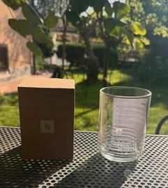 Bicchiere da ricette Nespresso nuovo con scatola