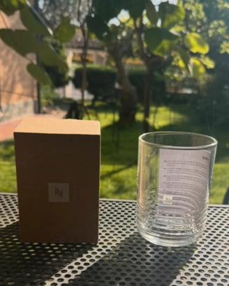 Bicchiere da ricette Nespresso nuovo con scatola