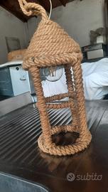 11 Lanterne da soffitto in corda di iuta