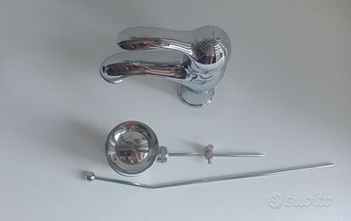 MISCELATORE MONOCOMANDO LAVABO "TORNADO"CROMO