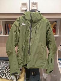 Giacca da sci giubbotto montagna Kappa verde