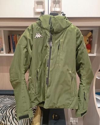 Giacca da sci giubbotto montagna Kappa verde