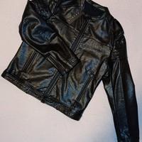 Giacca in pelle sintetica da uomo, marca Sisley