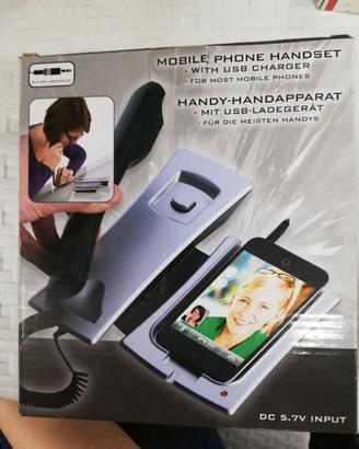 Base per cellulare con la classica cornetta