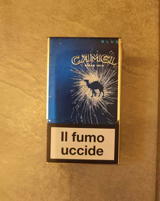 Porta sigarette latta Camel blu limited edition