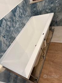 Vasca da bagno Eden Glass acrilico a incasso