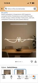 Lampadario LED usato 6 mesi