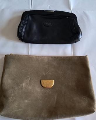 2 pochette borse buste vintage come da foto
