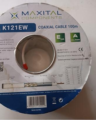 Cavo TV 5mm per TERRESTRE e SATELLITE 100 metri