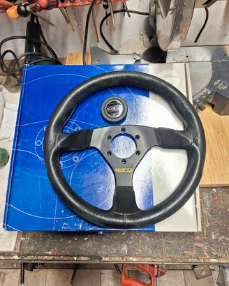 volante usato sparco r383 scamosciato