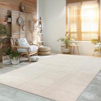 Tappeto color crema 140 x 200